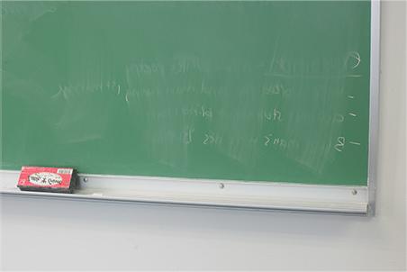 chalkboard in a classroom